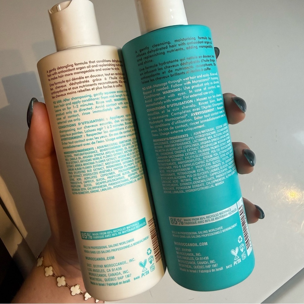 Moroccan Oil Hydrating Shampoo & Conditioner Set - Picture 2 of 2
